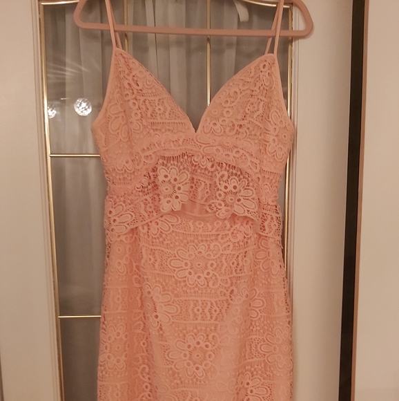 ππPeplum Crochet Lace Summer Dressππ - Picture 1 of 6